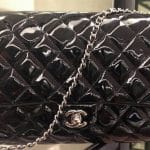 Chanel Black Patent Clutch Flap Bag - Prefall 2014
