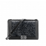 Chanel Embroidered Leaf Boy Flap Bag - Prefall 2014