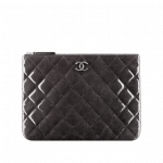 Chanel Gray Patent CC Case - Pre-Fall 2014