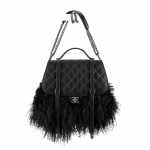 Chanel Large Lambskin Fur Fringe Bag - Prefall 2014