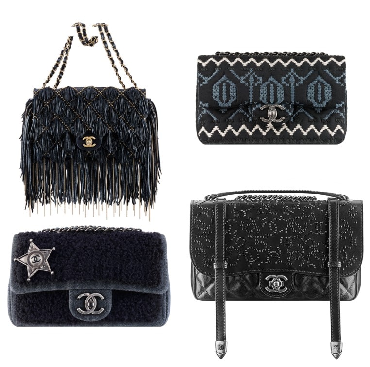 Chanel Pre-fall 2014 Bag Collection includes More Studs and Fringe