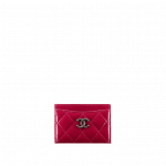 Chanel Red Patent CC Card Holder - Pre-Fall 2014