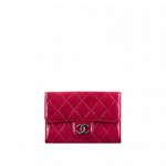 Chanel Red Patent CC Small Wallet - Pre-Fall 2014