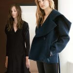 Chloe Black Dress/Blue Oversized Coat - Resort 2015