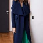 Chloe Blue Long Tailored Coat - Resort 2015