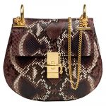 Chloe Brown Python Drew Bag - Fall/Winter 2014