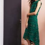 Chloe Green Crochet Dress - Resort 2015