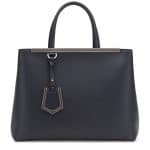 Fendi Black 2Jours Tote Bag