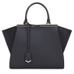 Fendi Black 3Jours Tote Bag