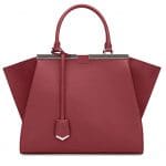 Fendi Cherry Red 3Jours Tote Bag
