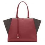 Fendi Cherry Red/Black 3Jours Tote Bag