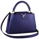 Louis Vuitton Dark Blue Capucines BB Tote Bag - Fall 2014