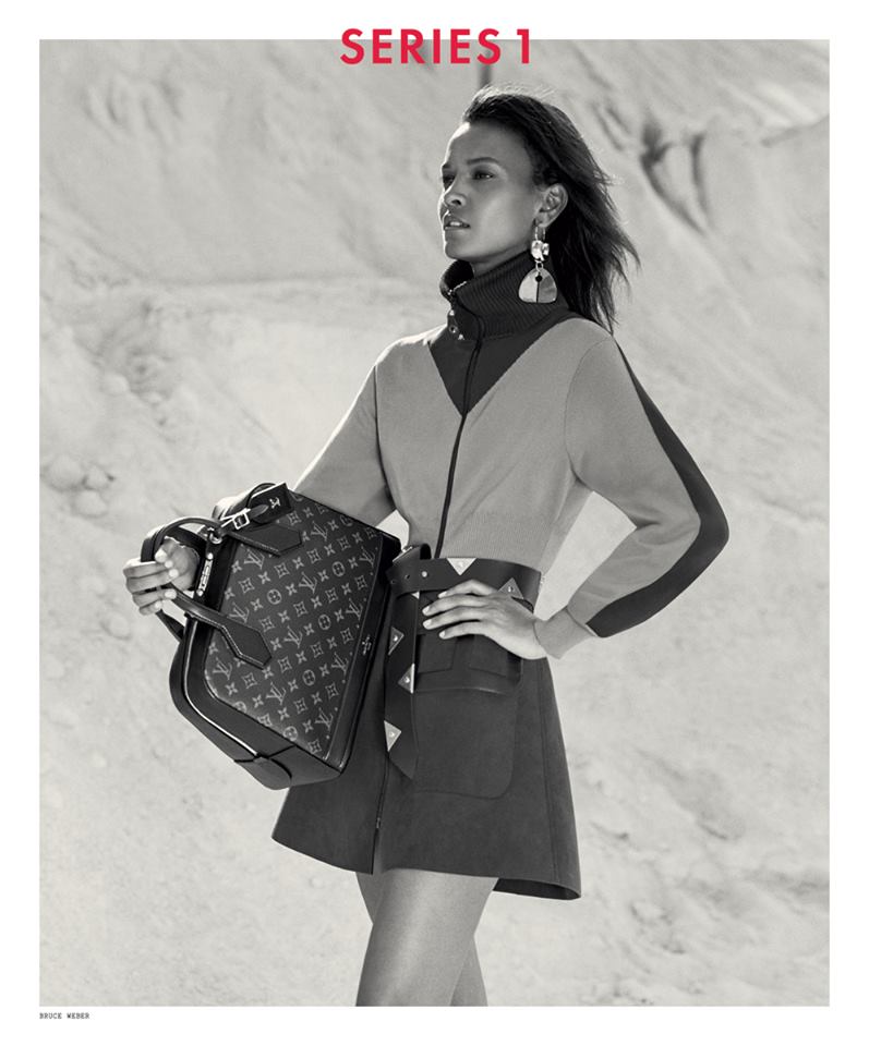 Louis Vuitton Fall Winter 2014 ad Campaign featuring new Alma Bag - Liya Kebede