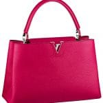Louis Vuitton Fuschia Capucine MM Tote Bag - Fall 2014