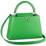 Louis Vuitton Green Jade Capucines BB Tote Bag - Fall 2014