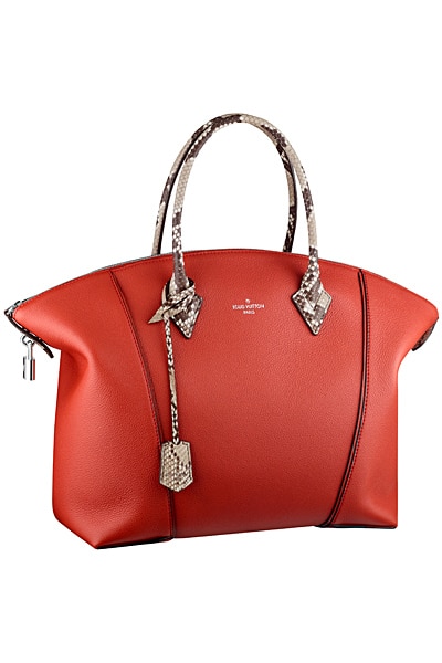 Capucines leather handbag Louis Vuitton Red in Leather - 20447191