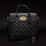 Mulberry Black Quilted Nappa Cara Delevingne Large Bag 1