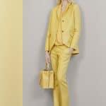 Mulberry Yellow Drawstring Bucket Bag - Resort 2015