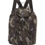 Prada Gray Tessuto Camouflage Backpack Bag