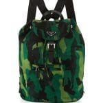 Prada Green Tessuto Camouflage Backpack Bag
