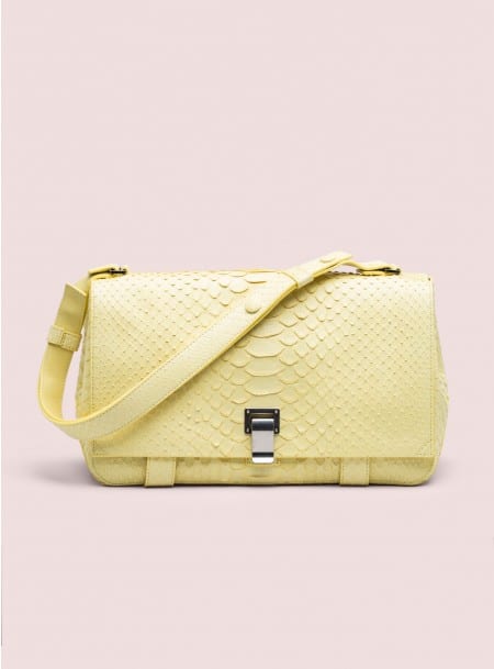 Proenza Schouer Courier Flap Python Bag