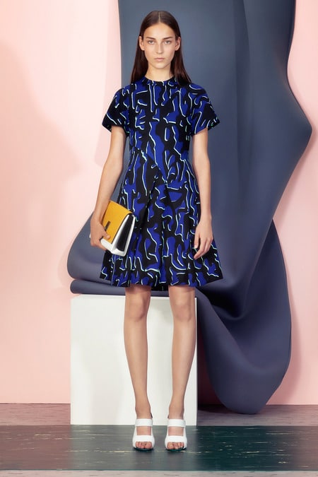 Proenza Schouler White/Yellow Elliot Clutch Bag 2 - Resort 2015