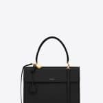 Saint Laurent Black Moujik Top Handle Medium Bag
