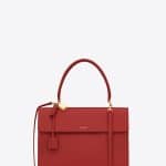 Saint Laurent Lipstick Red Moujik Top Handle Medium Bag