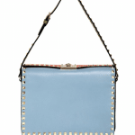 Valentino Blue/Orange Rockstud Shoulder Bag