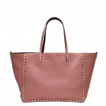 Valentino Blush/Rubin Reversible Rockstud Tote Bag