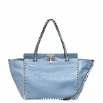 Valentino Grey Rockstud Tote Medium Bag