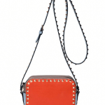 Valentino Orange Rockstud Crossbody Bag