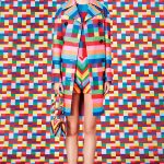 Valentino Rainbow Zigzag Flap Bag - Resort 2015