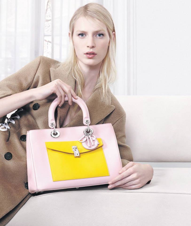 Lady Dior with front Cargo Pocket Ad Campaign Fall 2014