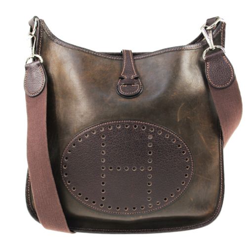 HERMES EVELYN PM SHOULDER BAG AMAZONIA LEATHER