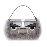 Fendi Silver Bag Bug Baguette - Fall 2014