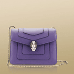 Bulgari Amethyst Serpenti Flap Small Bag