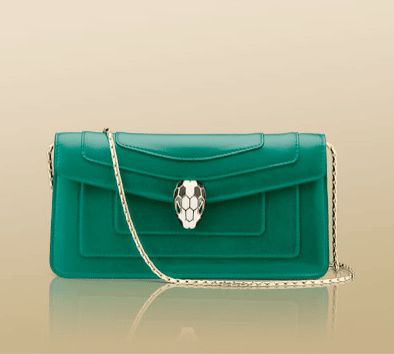 bulgari green bag