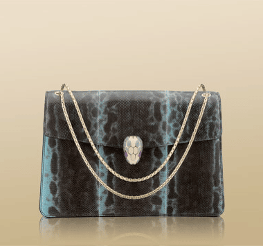 Bulgari Introduces Serpenti Forever Viper Top Handle Bag With Chunky Chain  - BagAddicts Anonymous