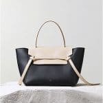 Celine Black Bicolor Belt Bag