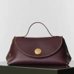 Celine Burgundy Orb Bag