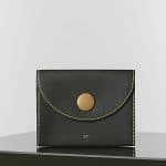 Celine Khaki Orb Clutch Bag