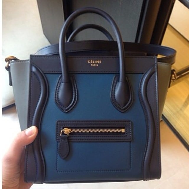 Celine Nano Luggage Navy, celine taschen online