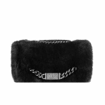 Chanel Orylag Fur Flap Bag with Chanel Plate - Fall 2014