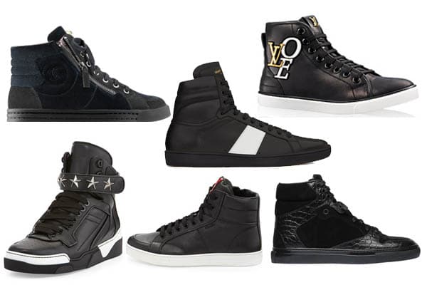 Designer High Top Sneakers for Fall 2014 from Louis Vuitton, Chanel and more Spotted Fashion