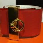 Hermes Capucine/White Illusion Bracelet