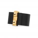 Hermes Fawn/Black Imprevisible Bracelet