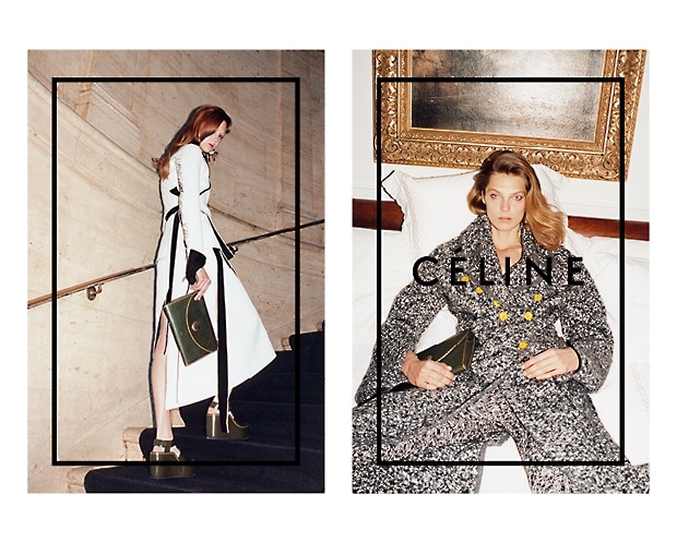 Celine Orb Pouch Bag - Ad Campaign Fall Winter 2014