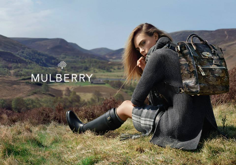 Mulberry Autumn/Winter 2014 Ad Campaign - Cara Delevingne Bag 2