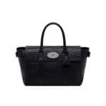 Mulberry Black Shrunken Calf Bayswater Buckle Bag